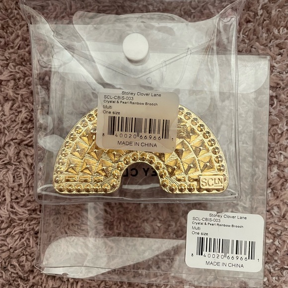 Stoney Clover Lane Rainbow Brooch - Picture 4 of 6